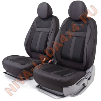 Чехлы салона универсальные Cushion Comfort CUS-0405 BK/BK на передние сиденья, черные