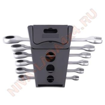 Ключ рожково-накидной с трещоткой AVS K6N6P 6 предметов