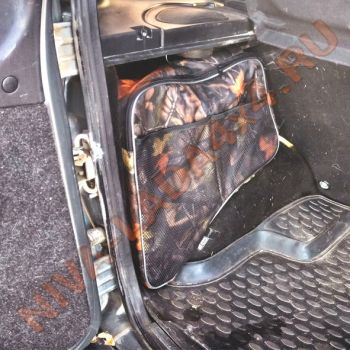 Органайзер карманы - сумки в багажник НИВА-Шевроле 2123 (комплект 2шт.) камуфляж