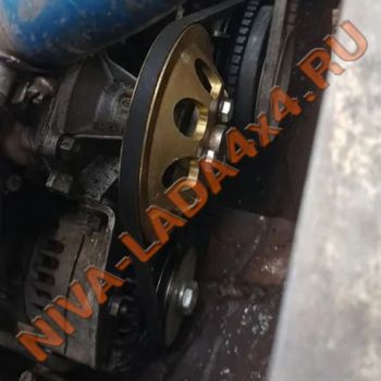 Шкив помпы НИВА 21214; 21213; 2121; 21073-1308024 УСИЛЕННЫЙ СТАНДАРТ вечный шкив ВШП-138