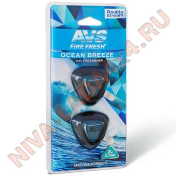 Ароматизатор AVS MM-030 Double Stream Ocean Breeze/Океанский бриз мини мембрана