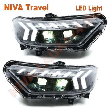 Фара NIVA 2123-3711010-80; 2123-3711011-80 Travel LED Light с ДХО и динамическими указателями поворотов (комплект)