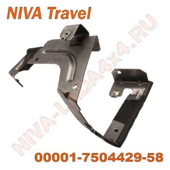 Кронштейн облицовки кожуха кпп НИВА Travel 2123 00001-7504429-58-0