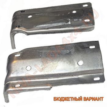 Накладка бампера заднего НИВА 21213-2804152; 21213-2804153 боковая с кронштейнами, бюджетный вариант. Комплект-4 детали