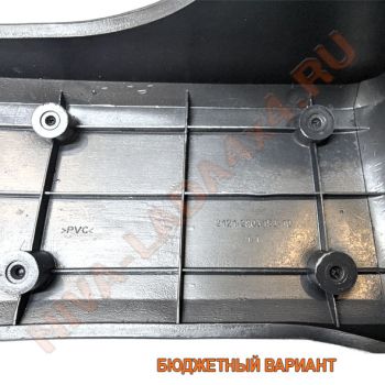 Накладка бампера переднего НИВА 21213-2803152; 21213-2803153 боковая с кронштейнами, бюджетный вариант. Комплект-4 детали