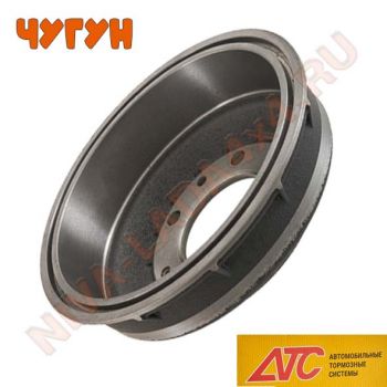 Барабан тормоза НИВА 2121-3502070 АТС профи 3002-05 чугунный усиленный