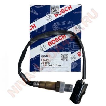 Датчик кислорода НИВА Евро-3 Bosch 0 258 006 537 лямбда-зонд 1118-3850010-00 с весны 2006
