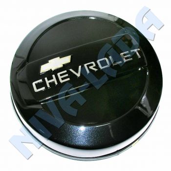 Чехол запасного колеса ПЛАСТИК Chevrolet (колпак, бокс) Млечный Путь (черно-синий металлик)