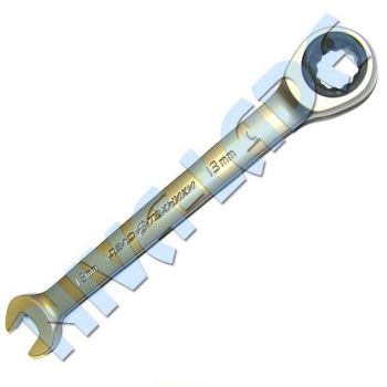 Ключ рожково-накидной с трещоткой ДТ 13мм