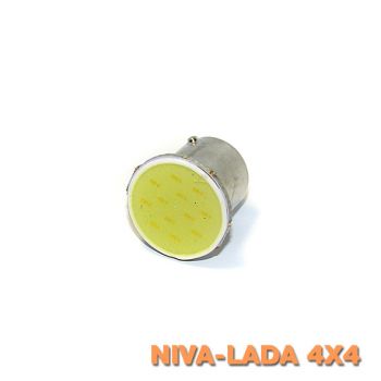 Лампа R5W, габариты передние НИВА, белая диодная, COB-1156