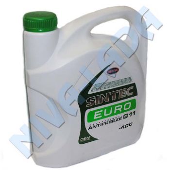 Жидкость охлаждающая Антифриз Sintec Euro G11 5л. Зелёный