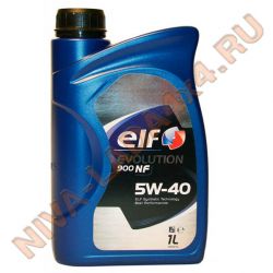 Масло ELF Evolution 900 NF 5W40 1л синтетика
