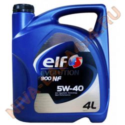 Масло ELF Evolution 900 NF 5W40 4л синтетика