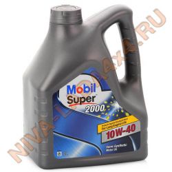 Масло Mobil Super 2000 х1 10W40  4л. полусинтетика