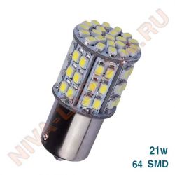 Лампа P21W светодиодная SMD 64 Led