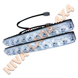 Фара Дневные Ходовые Огни AVS DL-9A, 9w, 9 Led, ПАРА