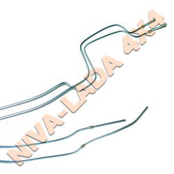 Трубка топливного трубопровода НИВА 21214, магистральные, старого образца (2 детали) 21214-1104034-10; 21214-1104032-10