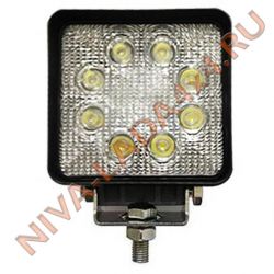 Фара светодиодная AVS Off-Road Light FL-1135 (квадратная) 24W 1760 Lm Рассеиваемый световой поток