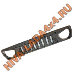 Решетка радиатора НИВА 21214-8401014 ЗЛАЯ, черная, шагрень