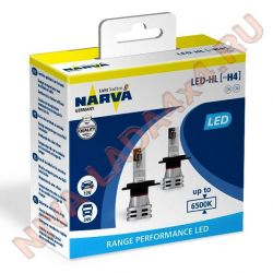 Лампа H4 NARVA 18032 Range Performance LED 16w (2шт.) светодиодный источник света