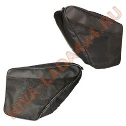 Органайзер карманы - сумки в багажник НИВА 21213; 21214; 2131 (комплект 2шт.) черный сектор