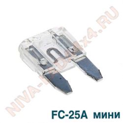 Предохранитель флажковый MINI 25A AVS FC-25A мини