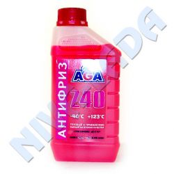 Жидкость охлаждающая Антифриз AGA Z-40 0,946 красный