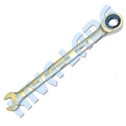 Ключ рожково-накидной с трещоткой ДТ 10мм