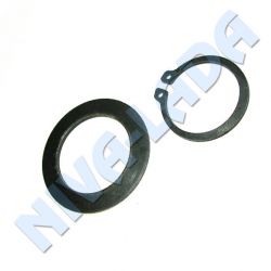 Кольцо стопорное + установочное подшипника первичного вала КПП НИВА 2101-1701037; 2101-1701035