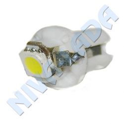 Лампа подсветки комбинации приборов Led SMD с патроном типа 1,2w белая