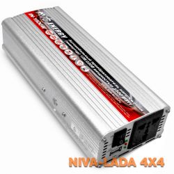 Преобразователь напряжения (инвертор) с 12V в 220V (мощность 1500W) + USB AVS-43744