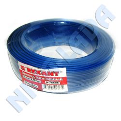 Провод монтажный ПГВА, цвет синий, 1м, 0,75мм